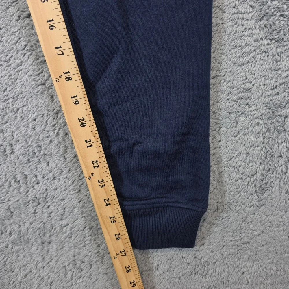 Gymshark Crest Jogger Mens Small Navy Blue Slim Fit Fleece Sweatpants Gym NWT